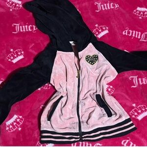 Juicy Couture Kids Jacket in Pink and Black